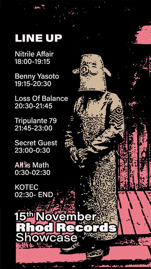 Cartel Rhod Records Showcase, 15 de noviembre